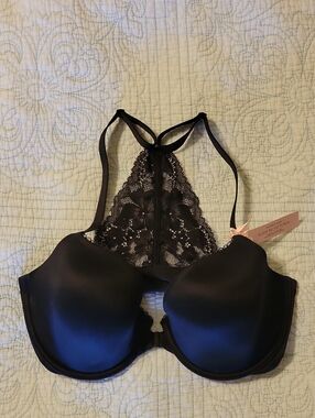 Body By Victoria Front Closure Lace Racerback NWT 34DD